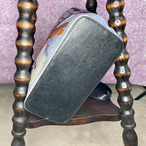 Dachshund bag with matching wallet, Christmas doxie with snowman friend - Picture 8 of 15